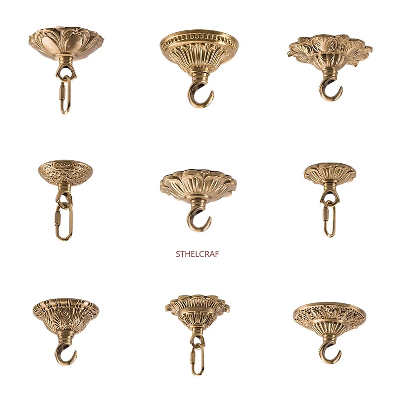 Furniture Hardware Decorative - 1 шт. Высококачественный латунный крючок для