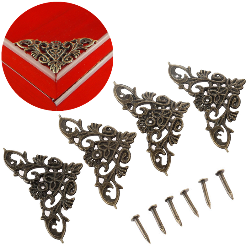 12 шт. Антикварные угловые кро – обзор и цена Furniture Hardware Decorative