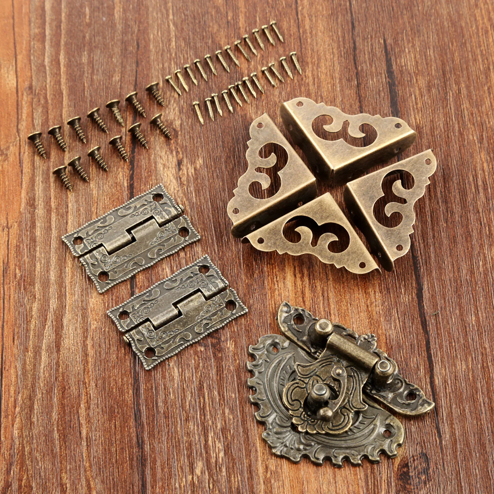 7 шт./компл. античный бронзовы – обзор и цена Furniture Hardware Decorative