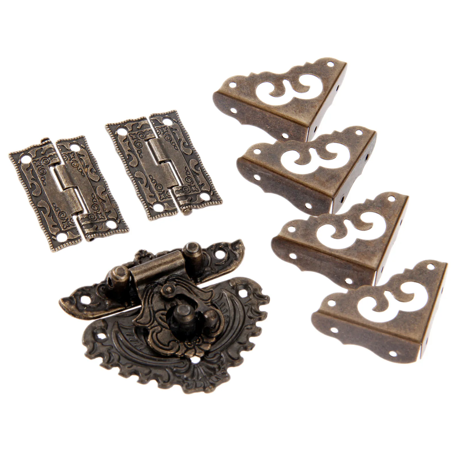 7 шт./компл. античный бронзовы – обзор и цена Furniture Hardware Decorative