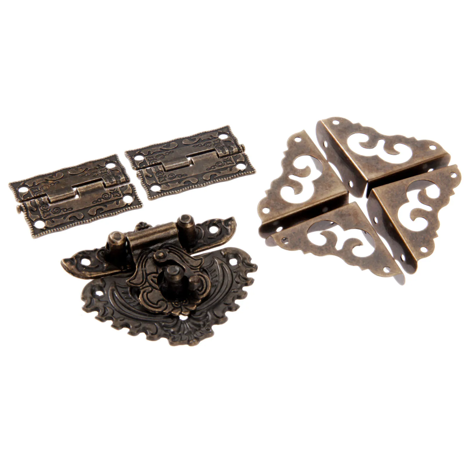 7 шт./компл. античный бронзовы – обзор и цена Furniture Hardware Decorative